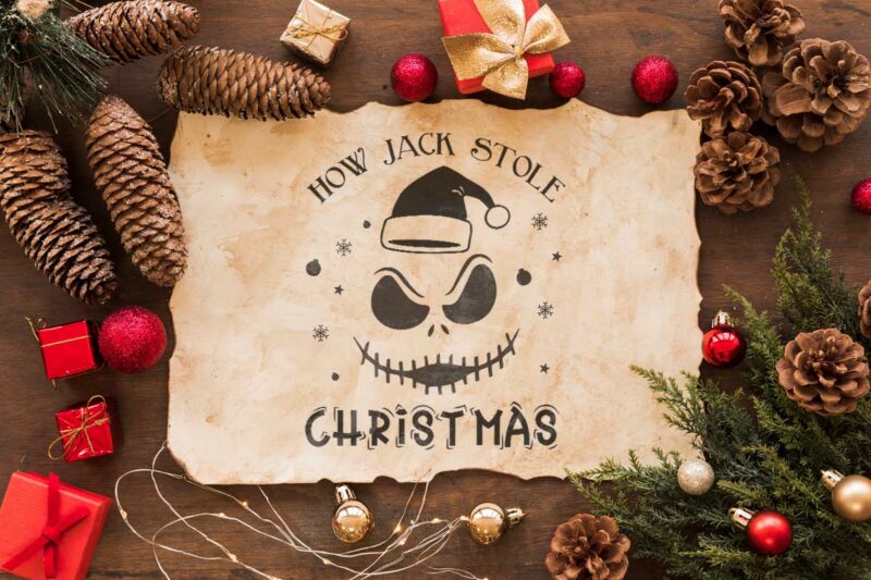 Christmas Gift Idea, How Jack Stole Christmas Diy Crafts Svg Files For Cricut, Silhouette Sublimation Files