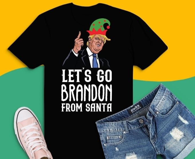 Let’s Go Brandon Tee, Lets Go Brandon Ugly Christmas trump T-shirt design svg, Let’s Go Brandon Tee png,