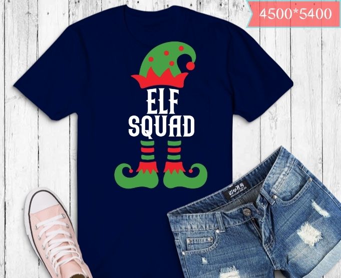 Christmas ELF Squad Xmas Pajama Holiday T-shirt design svg, Christmas ELF Squad Xmas Pajama Holiday png, Christmas ELF Squad Xmas Pajama Holiday eps,