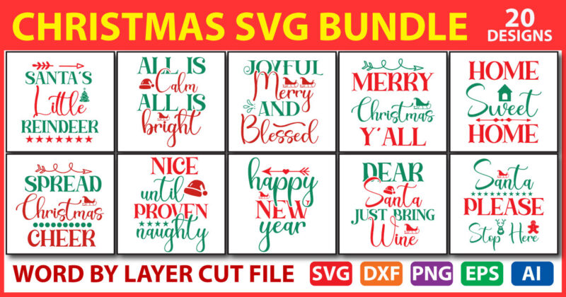 Christmas SVG Bundle vol.10