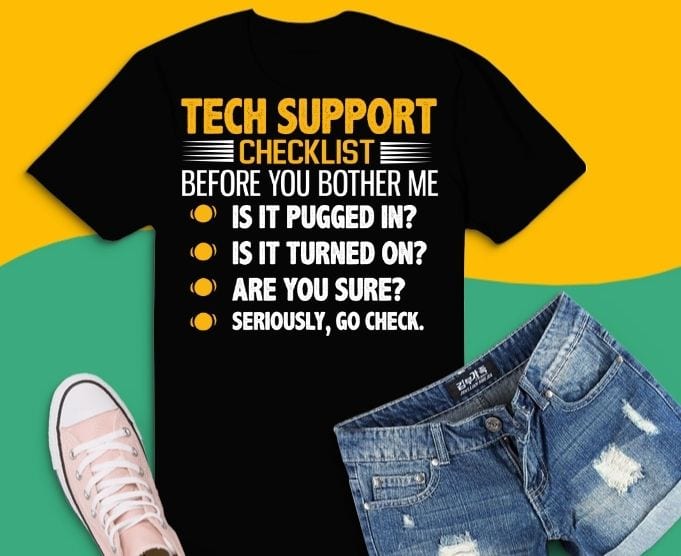 Tech support checklist Computer Repair humor sarcasm gifts Tshirt design svg, Computer Repair Hourly Rate