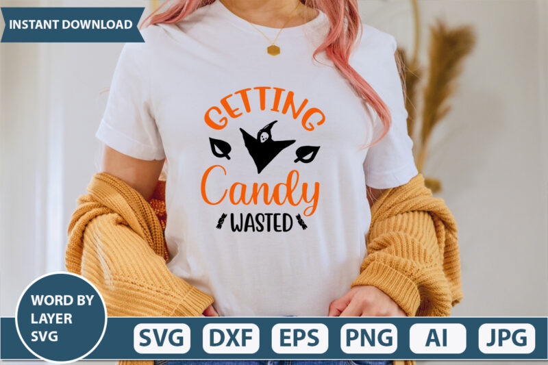 Getting Candy Wasted SVG Vector for t-shirt