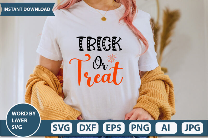 Trick Or Treat SVG Vector for t-shirt