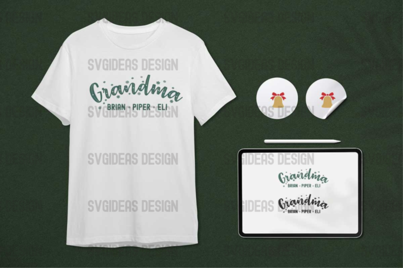 Grandma Christmas Gift Diy Crafts Svg Files For Cricut, Silhouette Sublimation Files