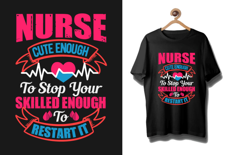 Nurse t shirt design bundle, Nursing t shirt design with graphics