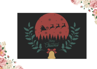 Merry Christmas Shirt Design Diy Crafts Svg Files For Cricut, Silhouette Sublimation Files