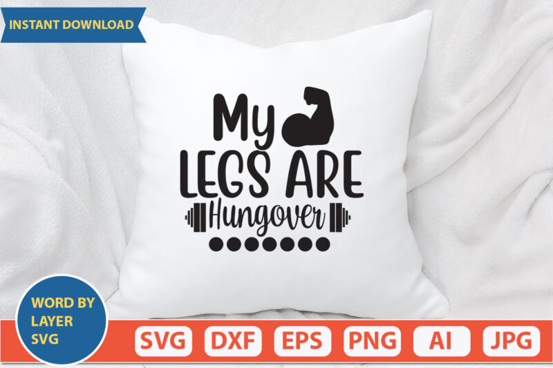 merry and bright SVG Vector for t-shirtmy legs are hungover