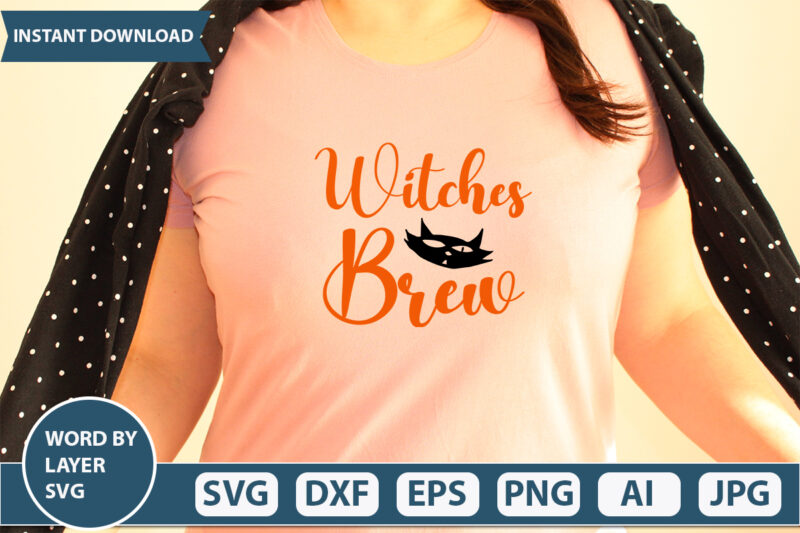 Witches Brew SVG Vector for t-shirt