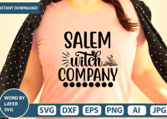 salem witch company SVG Vector for t-shirt