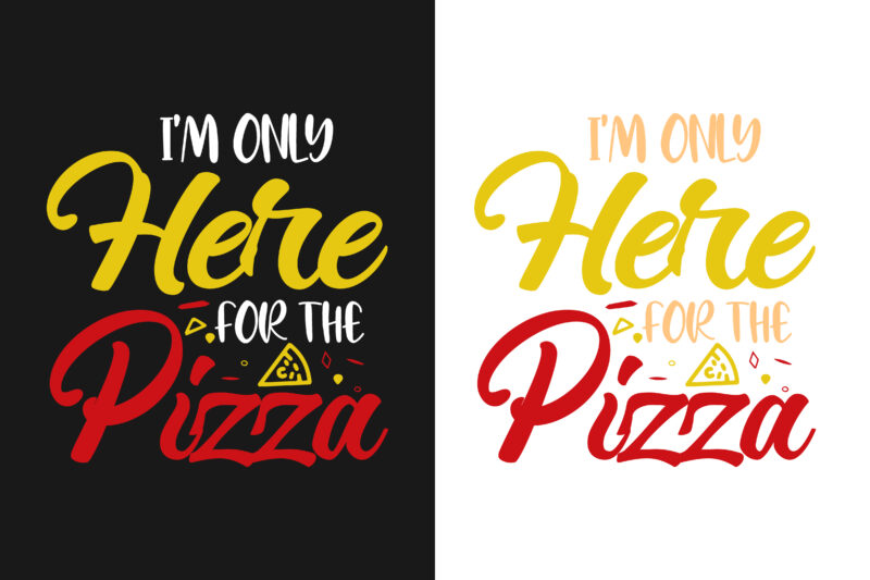 15 Pizza t shirt design bundle / Pizza t shirt quotes / Food typography quotes / Food t shirt design / Typography t shirt / Food lover t shirt ready