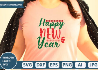 happy new year SVG Vector for t-shirt