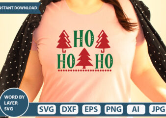 HO HO HO SVG Vector for t-shirt