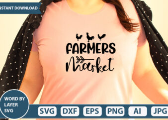 Farmers Market SVG Vector for t-shirt