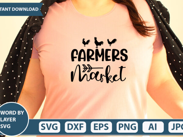 Farmers market svg vector for t-shirt