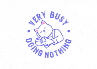 busy cat