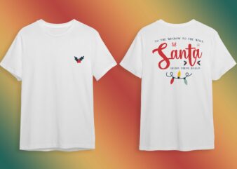 To The Window To The Wall Til Santa Gift Idea Diy Crafts Svg Files For Cricut, Silhouette Sublimation Files