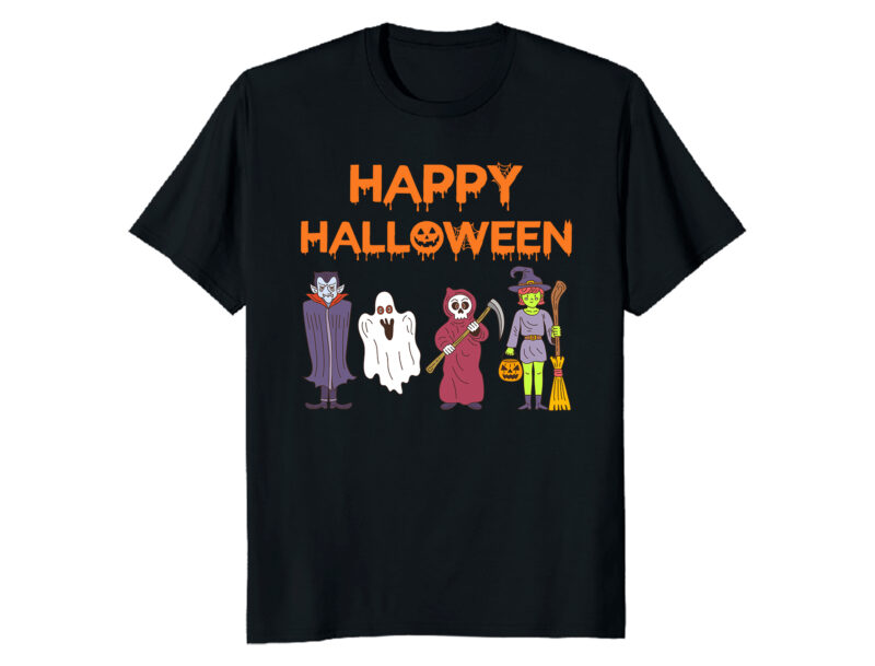 10 Halloween T-Shirt Bundle – Happy Halloween 2021