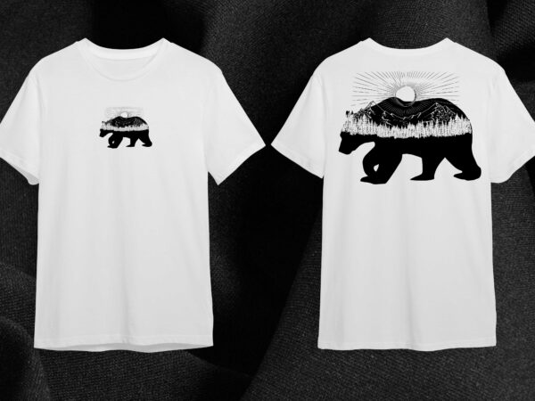 Fantasy bear shirt design diy crafts svg files for cricut, silhouette sublimation files