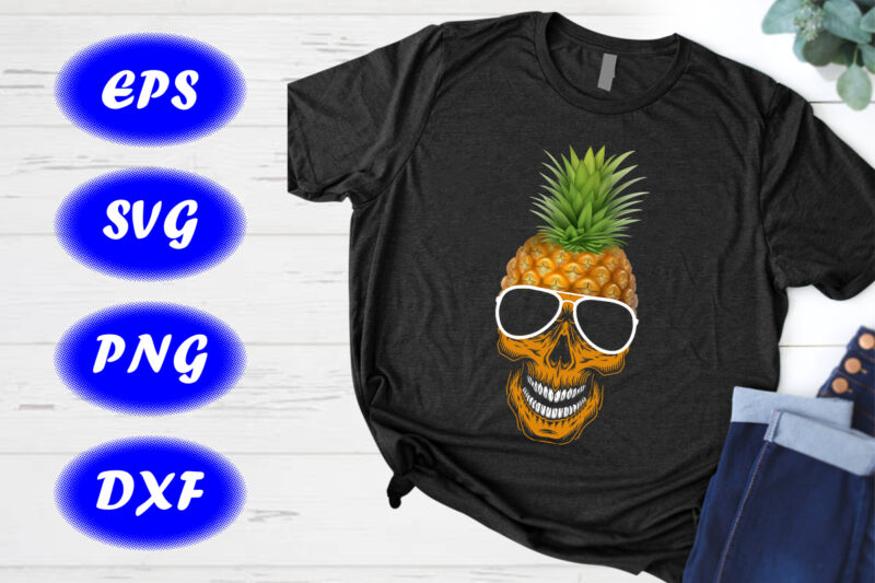 Halloween pineapple t-shirt template Funny Halloween Dad Sublimation