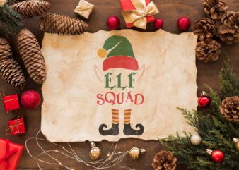 Christmas Shirt Idea, Elf Squad Diy Crafts Svg Files For Cricut, Silhouette Sublimation Files