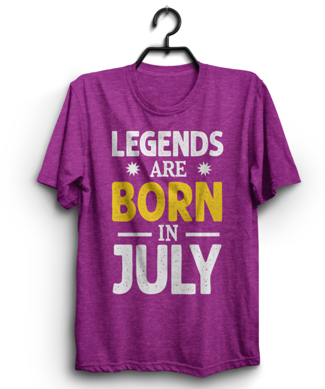 Legends are born in January, February, March, April, May, June, July, August, September, October, November, December, T shirt design bndle