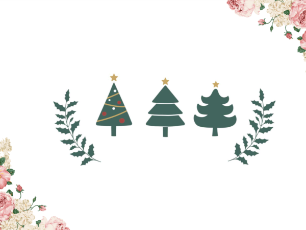 Christmas tree design diy crafts svg files for cricut, silhouette sublimation files