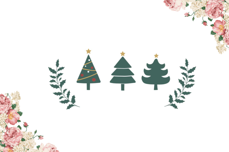 Christmas Tree Design Diy Crafts Svg Files For Cricut, Silhouette Sublimation Files