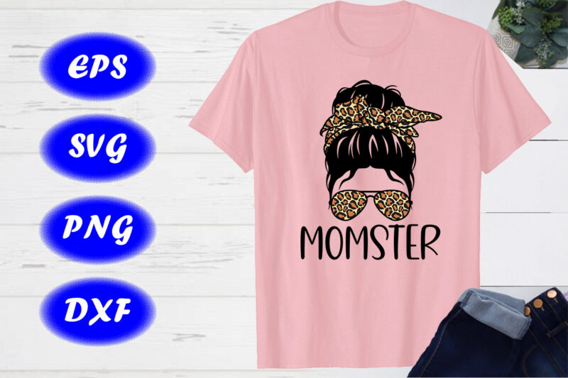 Momster Shirt Halloween shirt for mom Momster Funny Halloween shirt Mom Face Shirt