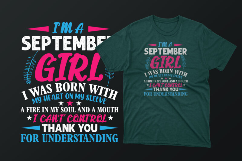 12 Month t shirt design bundle / I’m a january girl / I’m a february girl / I’m a march girl / 12 month t shirt eps svg pdf png t shirt / Women t shirt /