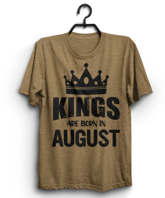 Kings are born t shirt design bundle / 12 month t shirt design bundle / 12 month name t shirt design bundle