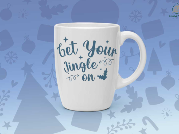 Get your jingle on christmas gift diy crafts svg files for cricut, silhouette sublimation files t shirt design template