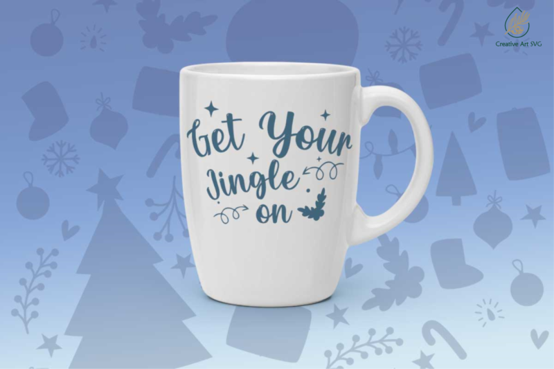 Get Your Jingle On Christmas Gift Diy Crafts Svg Files For Cricut, Silhouette Sublimation Files