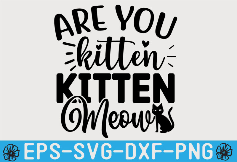 Cat SVG Quotes Design Bundle