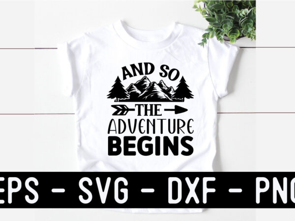 Adventure svg t shirt design template