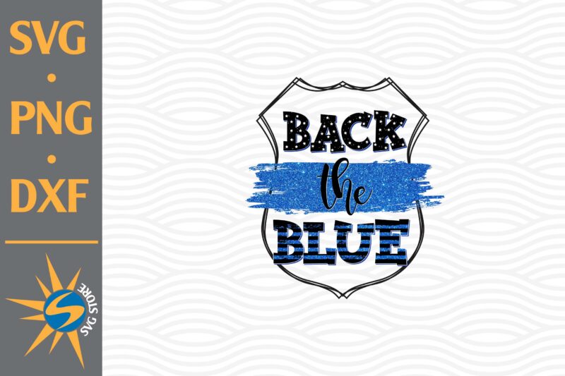 Back The Blue PNG File