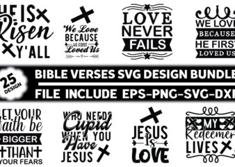 Bible Verses Svg Design Bundle