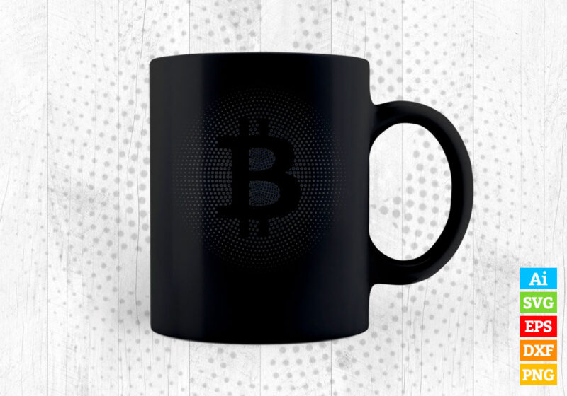 Bitcoin Logo Hodl Crypto vector t-shirt design in ai eps dxf png and ...