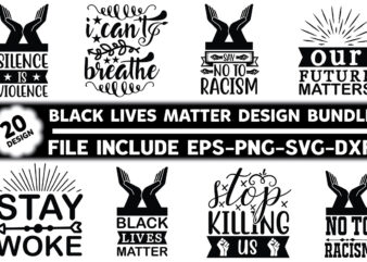 Black Lives Matter Design Bundle