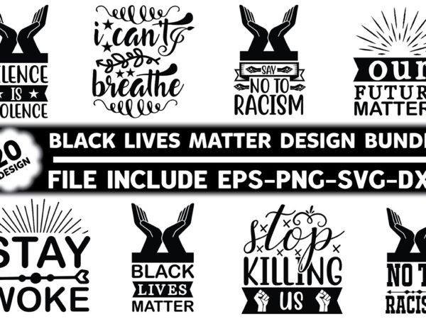 Black lives matter design bundle