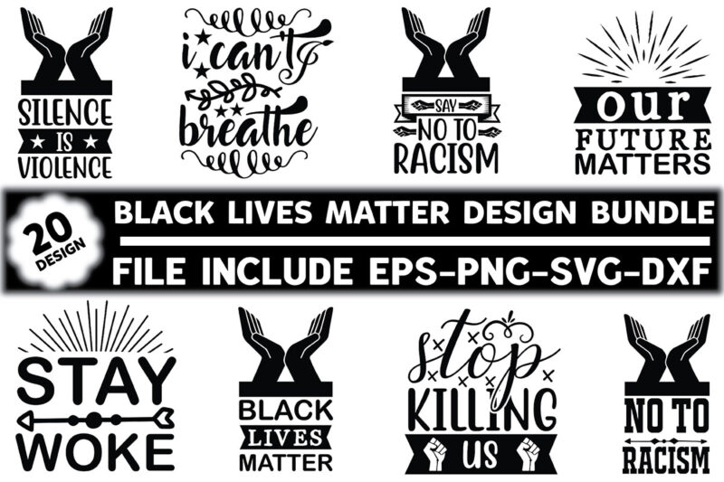 Black Lives Matter Design Bundle