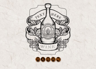 Bootlle Beer Heritage Badge Silhouette