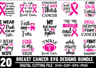 Breast Cancer SVG Bundle