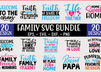 Family SVG T shirt design Bundle