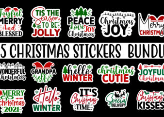 Christmas Sticker Design Bundle