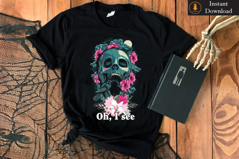 Best Gift 2021, Skull Art Design Oh I See Diy Crafts Svg Files For Cricut, Silhouette Sublimation Files