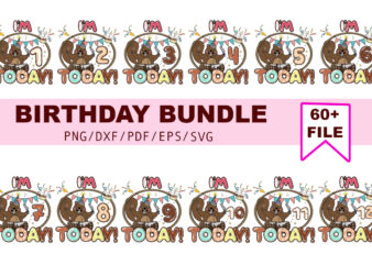 Birthday Bundle Gift Idea Diy Crafts Svg Files For Cricut, Silhouette Sublimation Files t shirt template