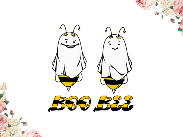 Halloween 2021, boo bee couples diy crafts svg files for cricut, silhouette sublimation files graphic t shirt
