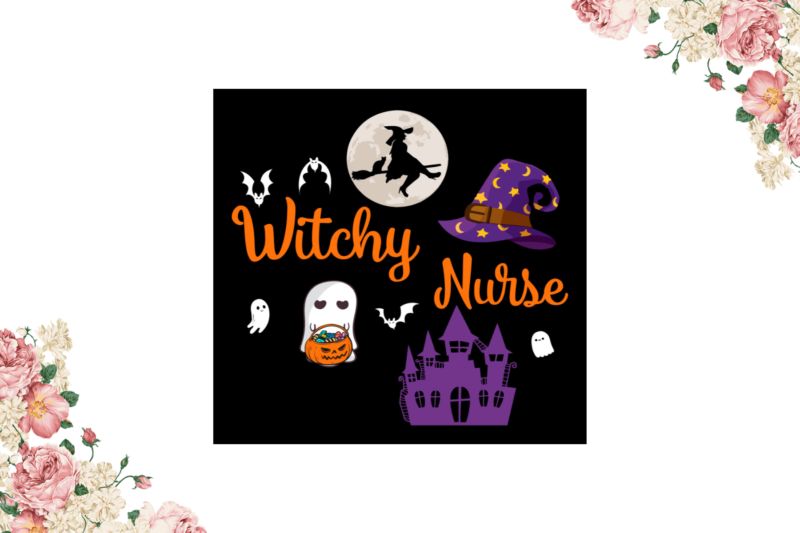 Witchy Nurse Diy Crafts Svg Files For Cricut, Silhouette Sublimation Files