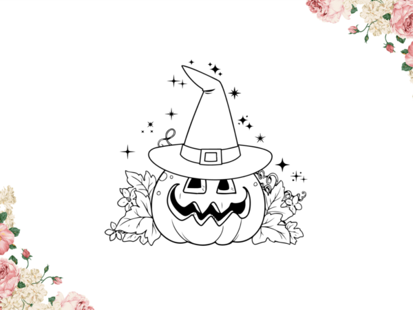 Halloween 2021, witch pumpkin diy crafts svg files for cricut, silhouette sublimation files graphic t shirt
