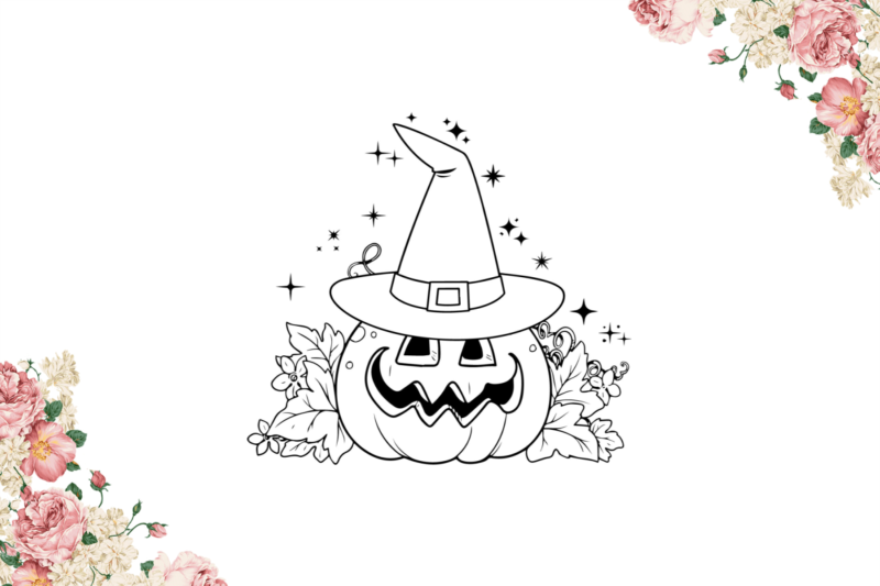 Halloween 2021, Witch Pumpkin Diy Crafts Svg Files For Cricut, Silhouette Sublimation Files
